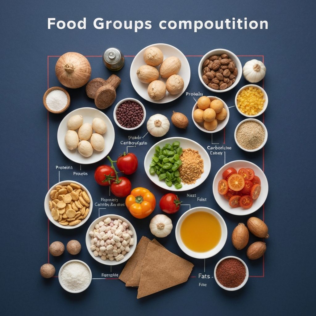 Visual representation of macronutrient categories